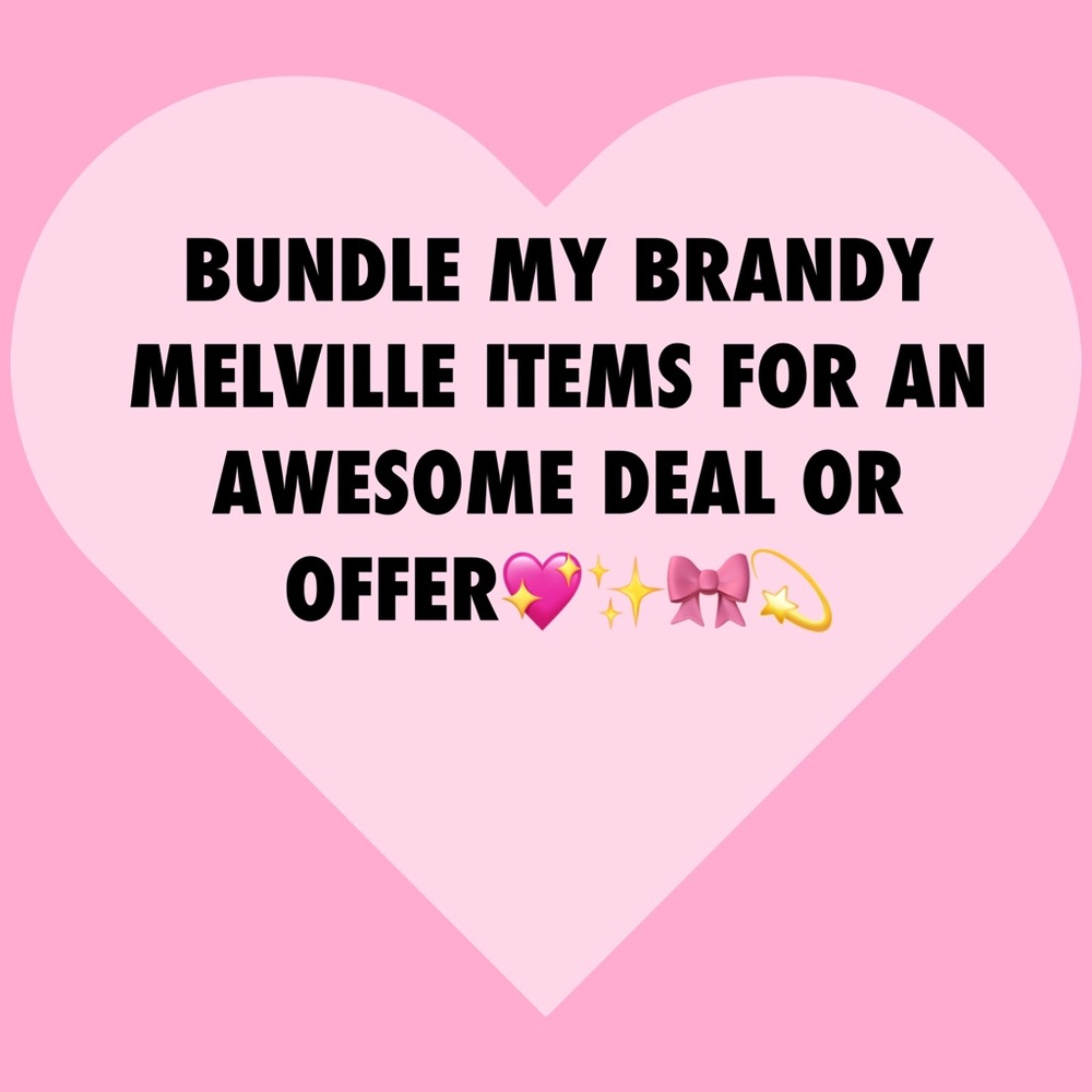 Brandy Melville Bundle/Offer Loves💖🎀✨